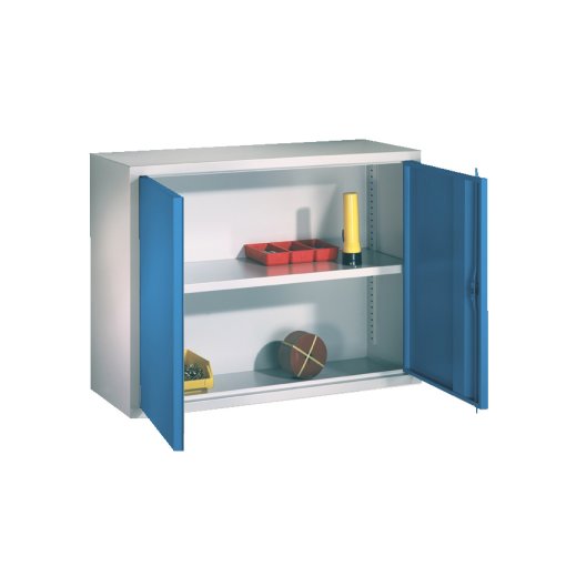 Wandhängeschrank Breite 800 mm, 2 x Vollblechtüre, 1 x Fachboden Maße in mm (BxTxH): 800 x 300 x 600