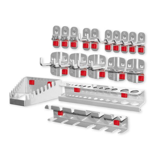 Hakensortiment 18-teilig passend zur Lochwand