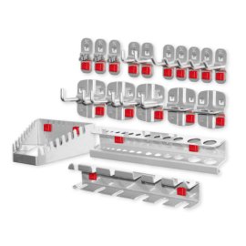Hakensortiment 18-teilig passend zur Lochwand