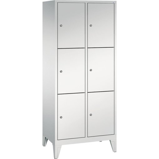 Fächerschrank Classic B610xT500xH1850 mm mit 150 mm hohen Füßen