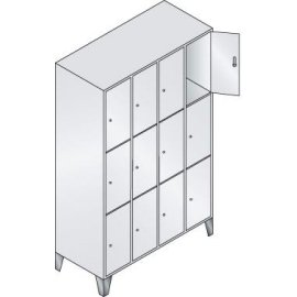 Fächerschrank Classic B1190xT500xH1850 mm mit 150 mm...