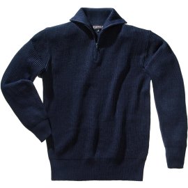 Troyer Pullover mit RV marine-blau Gr.XL