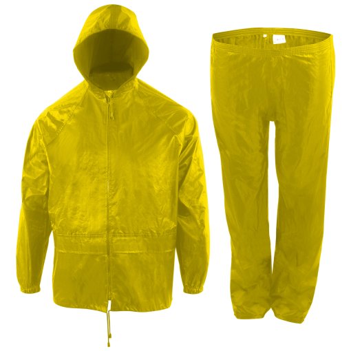 Regenset (Hose/Jacke) gelb Gr.L