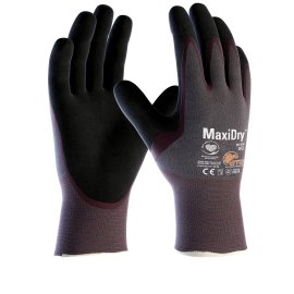 12 Paar Schutzhandschuhe MaxiDry® (56-424) 2371 ATG...