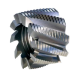 Walzenstirnfräser HSS Typ HR beschichtet 63x40 mm