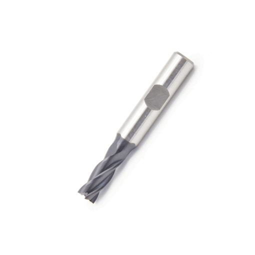 HSS Schaftfräser Z=4 kurze Ausführung beschichtet 2,5 mm