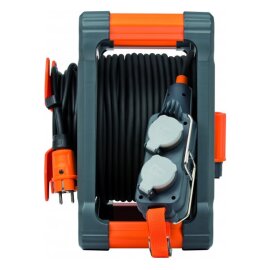 Kunststoff-Kabeltrommel, mit Powerblock, für die Baustelle 50+5m 9211550100 Brennenstuhl