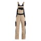 Latzhose Eckhard FHB 130630 beige-schwarz (1320) Gr.58