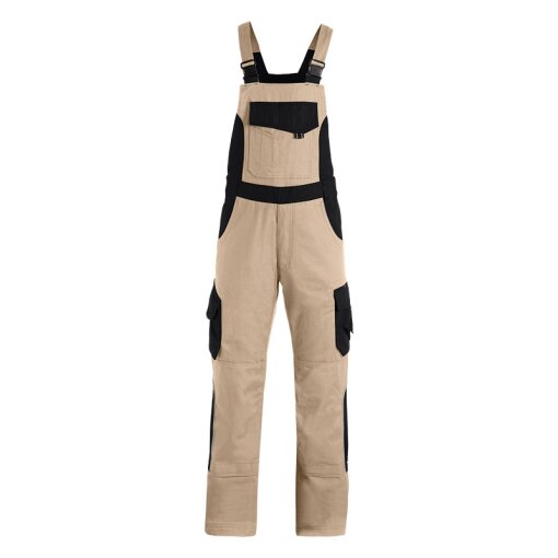 Latzhose Eckhard FHB 130630 beige-schwarz (1320) Gr.64