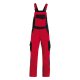 Latzhose Eckhard FHB 130630 rot-schwarz (3320) Gr.72