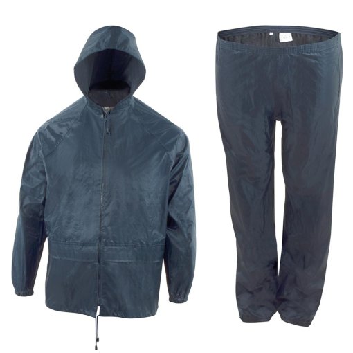 Regenset (Hose/Jacke) blau