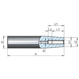 Schrumpfverlängerung 25 / 8 mm x 150 mm