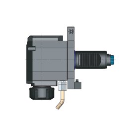 Radial Bohr-Und Fräskopf Spannzangenaufnahme DIN 6499 mit Fixierklotz