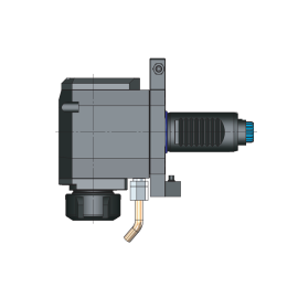 Radial Bohr-Und Fräskopf Spannzangenaufnahme DIN 6499 mit Fixierklotz D40-ER32 A