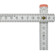 Holz-Gliedermaßstab 2m weiss Fortis