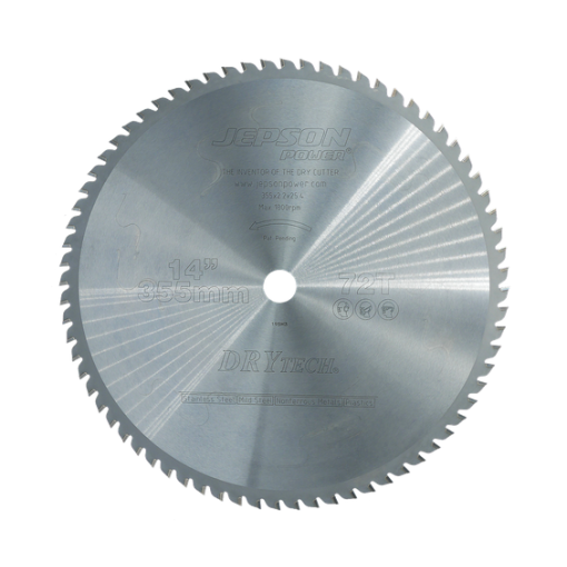 HM-Sägeblatt Drytech® Ø 355 mm / 72Z für Stahl & Edelstahl Jepson