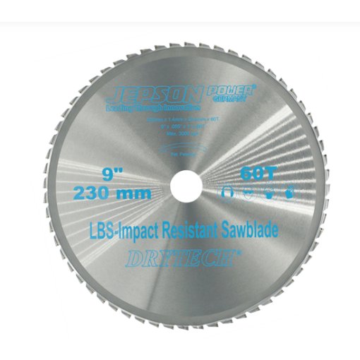 HM-Sägeblatt Drytech® LBS schockresistent ø 230 mm / 60Z für Stahl (dünnwandig) Jepson