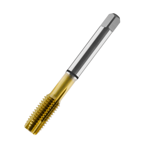 HSS-E-Maschinengewindebohrer Durchgang TIN Drallwinkel 0° M06