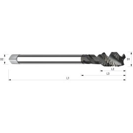 HSS-PM-Maschinengewindebohrer Grundloch ta-C