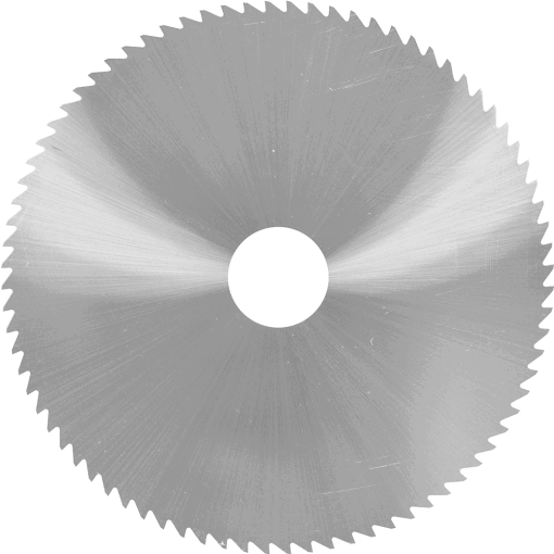 VHM-Kreissägeblatt feine Verzahnung blank 125 mm Schneidenlänge 1,3 mm