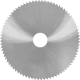 VHM-Kreissägeblatt feine Verzahnung blank 125 mm Schneidenlänge 1,3 mm