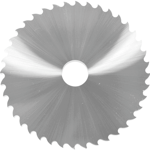 VHM-Kreissägeblatt grobe Verzahnung blank 80 mm Schneidenlänge 2,5 mm