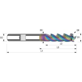 VHM-Torus-Dynamikfräser TSC ta-C