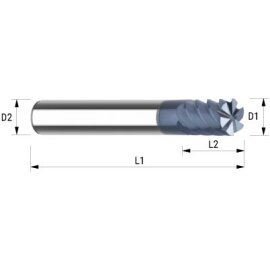 VHM-Schlichtfräser HSC Multicut kurz ALTIN HA 12 mm