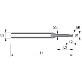 VHM-Mini-Torusfräser HSC Diamond-Line HA