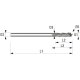 VHM-Torusfräser HSC Diamond-Line 10+2µm HA 2 mm x 12 mm