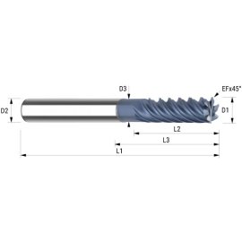 VHM-Schlichtfräser Starmax Super Finish ALTIN HA