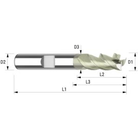 VHM-Schaftfräser ALU-Cutter