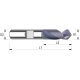 VHM-Anbohrer 90° blank HB 20 mm