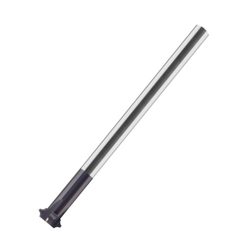 VHM-Viertelkreisfräser vor- und rückwärts TIALN HA 8 mm x 0,3 mm