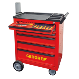 Werkzeugwagen mit Hochvolt-Sortiment 103-teilig...
