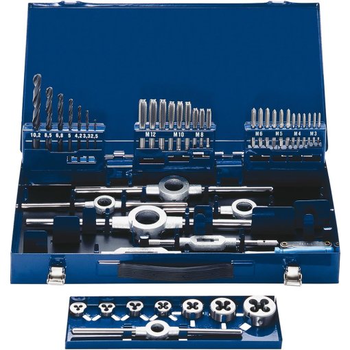 Gewindeschneidwerkzeug-Satz HSS M3-M12 (42-teilig) FORUM
