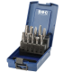 HM-Frässtifte TiAlN in ABS-Box 10-tlg. B+C+F+G 10,0 mm/12,0 mm + D/L  12,0 mm