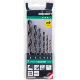Spiralbohrer-Satz HSS DIN 338 N dampfbehandelt Alpen 6-teilig (2-8 mm)