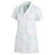 Kasack Damen Kurzarm Leiber 08/559 weiß / mint Gr.36