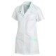 Kasack Damen Kurzarm Leiber 08/559 weiß / mint Gr.48