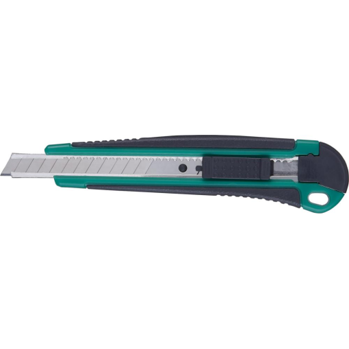 Cuttermesser Kunststoff 9mm m. 3 Klingen FORTIS