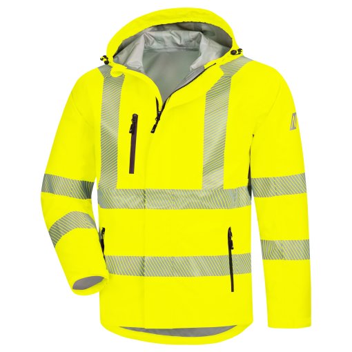 Warnschutz Regenjacke MOTION TEX VIZ PLUS 7177 NITRAS neongelb Gr.S