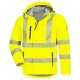 Warnschutz Regenjacke MOTION TEX VIZ PLUS 7177 NITRAS neongelb Gr.S