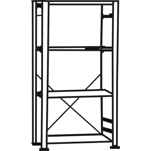 Steckregalsystem verzinkt Grundregal 400 mm