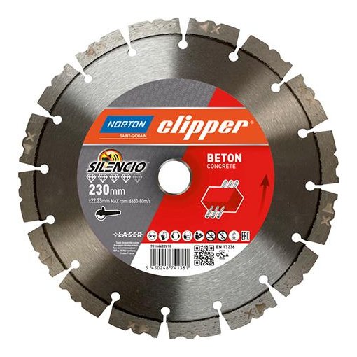 Diamantscheibe Pro Beton Silencio 230 x 22,23 mm