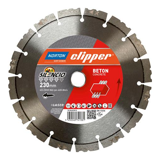 Diamantscheibe Pro Beton Silencio 350 x 25,4 mm