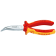 VDE-Flachrundzange Nr. 25 26 160 gebogen 160 mm
