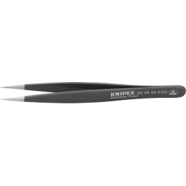 ESD-Präzisions-Pinzette Nr. 92 28 69 Schwarz 130 mm