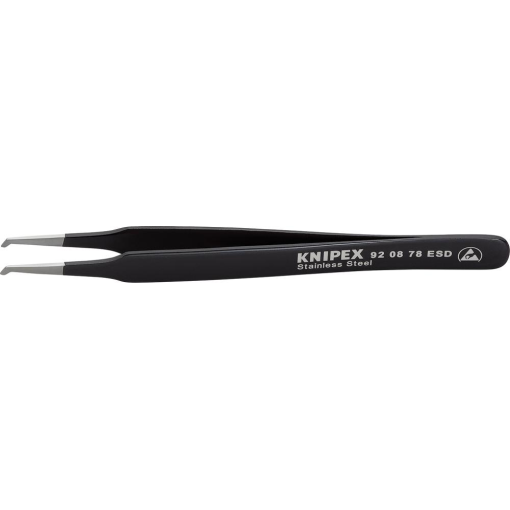 ESD-Präzisions-Pinzette Nr. 92 08 78 schwarz 120 mm