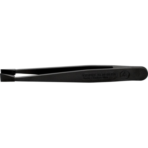 ESD-Kunststoff-Pinzette Nr. 92 09 05 schwarz 115 mm